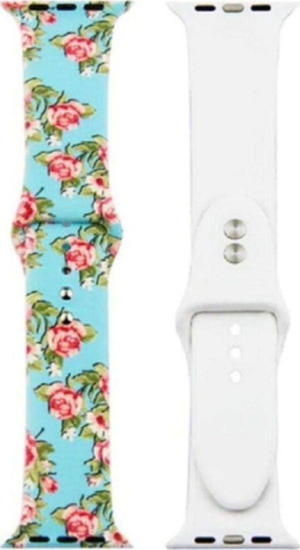 Coverzone Apple Watch 42-44mm Grafiti Desenli Kayış Kordon Grafiti No-19 - Image 1