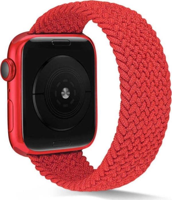 Coverzone Apple Watch 42mm Knitting Braid Small Kordon Kırmızı - Image 1