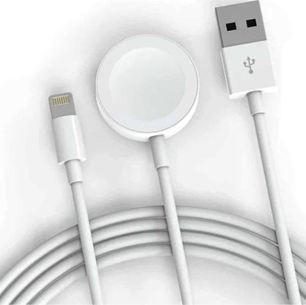 Coverzone Apple Watch Ve Lightning 2 In 1 Masaüstü Manyetik Şarj Kablosu - Image 1