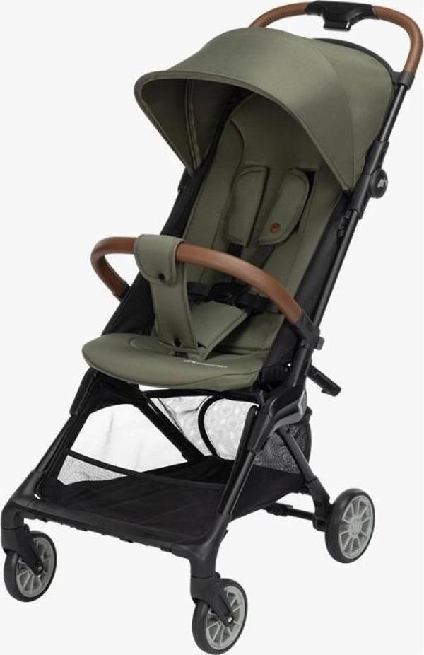 Bebeconfort Zephir Ultra Kompakt Otomatik Katlanan Kabin Boy Bebek Arabası Mineral Green - Image 1