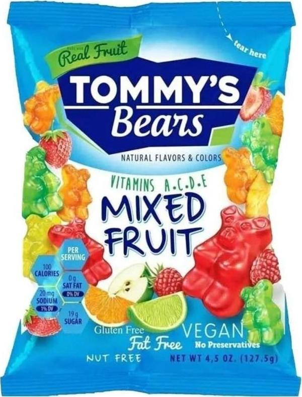 Candy Break Tommy's Bears Mixed Fruit Jelibon - Image 1