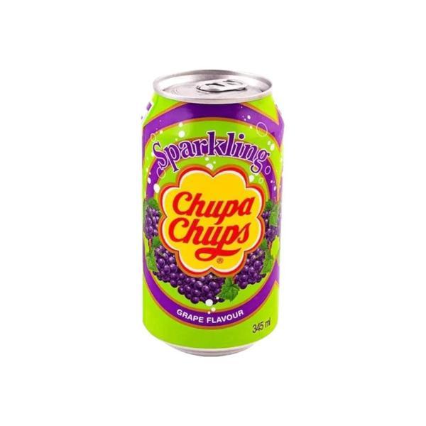 Chupa Chups Grape Flavour - Üzüm Aromalı Gazlı İçecek 345 ml - Image 1