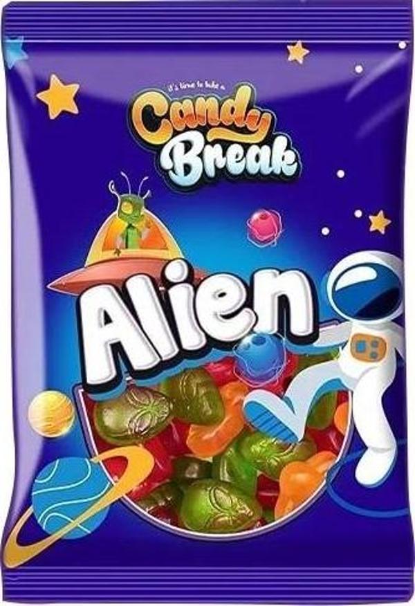 Candy Break Alien Yumuşak Şeker 113 Gr - Image 1
