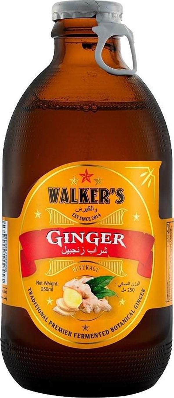 Walker's Zencefilli Gazoz Carbonated Ginger Beverage 250 ml - Image 1