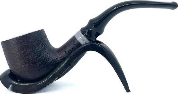 Dapper Bent Billiard Briar (Gül Kökü) 9 mm Filtreli El Yapımı Pipo - 2642 - Image 1