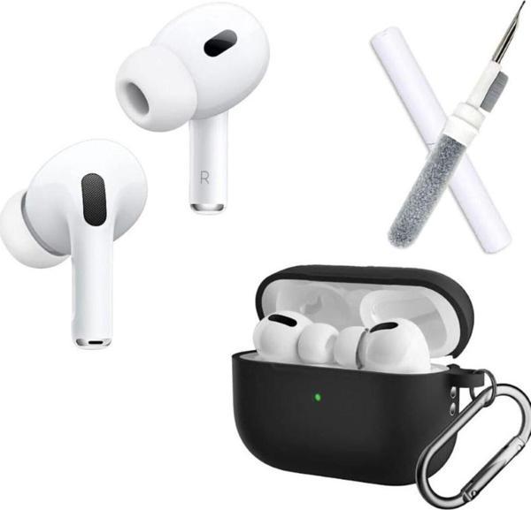 Coverzone Bluetooth Kulaklık 2.Nesil 3.Nesil Kulaklık Kutusu Şarj Kablosu Silikon Kılıf Kulaklık Temizleyici - Image 1
