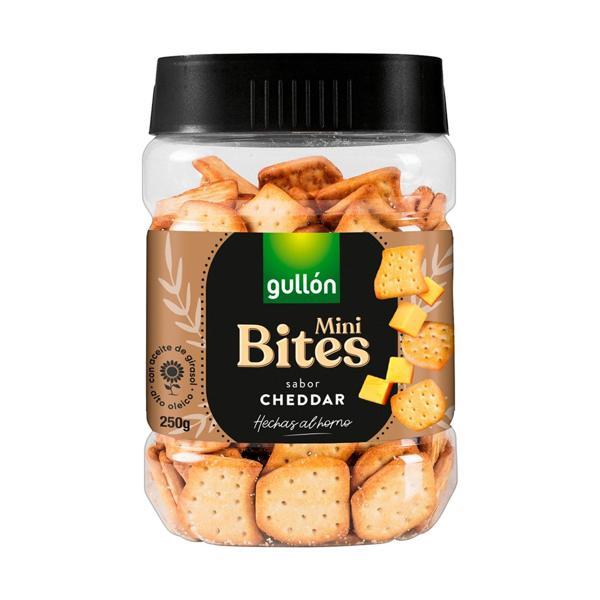 Gullon Mini Bites Cheddar Biskuvi 250 gr - Image 1