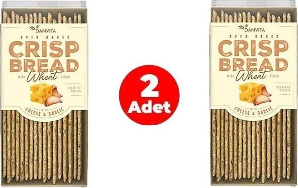 Danvita Peynirli ve Sarımsaklı Çıtır Buğday Ekmeği (2 Adet) - Image 1