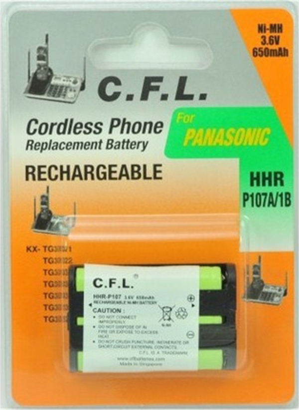 CFL P 107 3,6 V 650 MAH - Image 1