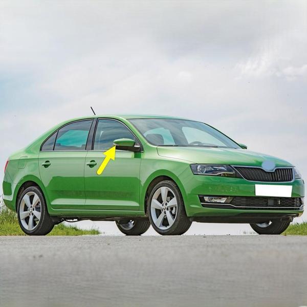 Skoda Rapid 2016-2020 Sağ Dikiz Ayna Sinyal Lamba Camı 6V0949102A - Image 1