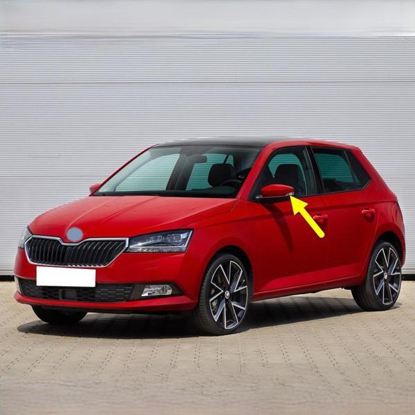 Skoda Fabia 3 2018-2021 Sol Dikiz Ayna Sinyal Lamba Camı 6V0949101 - Image 1