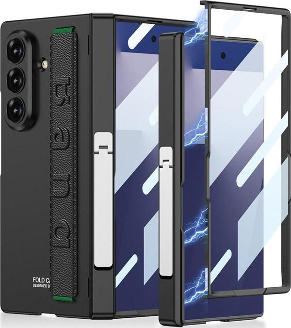 Galaxy Z Fold 7 Kılıf Zore Kıpta KPT-01 Standlı Kapak - Image 1