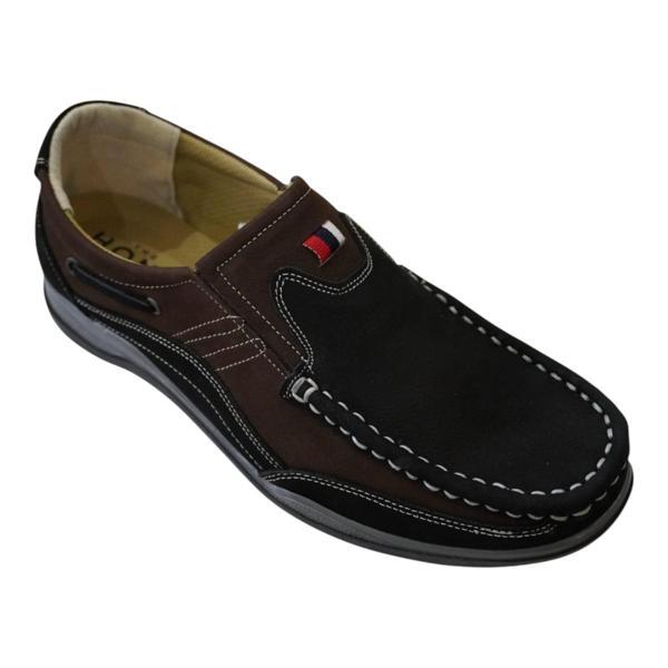 Erkek Günlük Ayakkabı –%100 Hakiki Nubuk Deri, Ortopedik Termo Taban, Rahat ve Şık Slip-On Model - Image 1