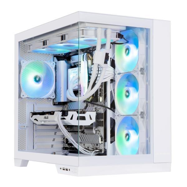Bitfenix MH100 750W 80+ Bronze PSU 4x120mm ARGB Fan ATX Temperli Cam Beyaz Gaming (Oyuncu) Kasa - Image 1