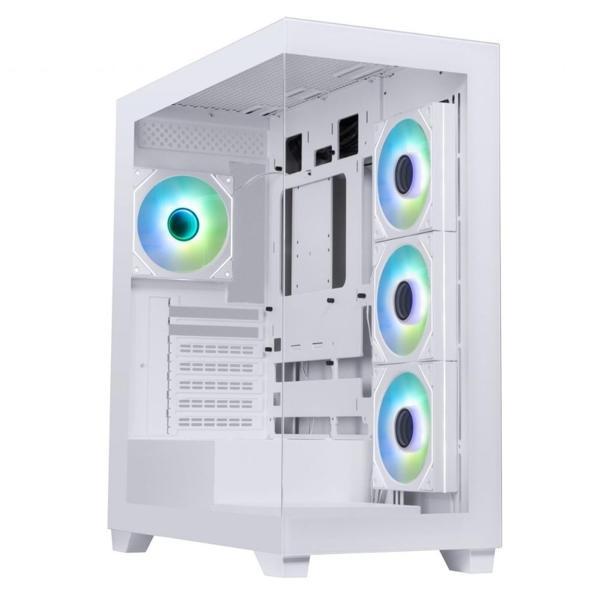 Bitfenix Ceto Premium White 850W 80+ Bronze PSU 4x120mm ARGB Fan ATX Temperli Cam Beyaz Gaming (Oyuncu) Kasa - Image 1