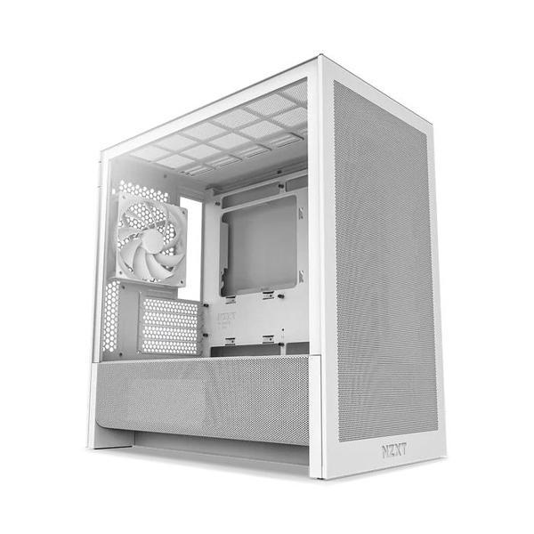 NZXT H Series H3 Flow CC-H31FW-01 mATX Beyaz Gaming (Oyuncu) Kasası - Image 1