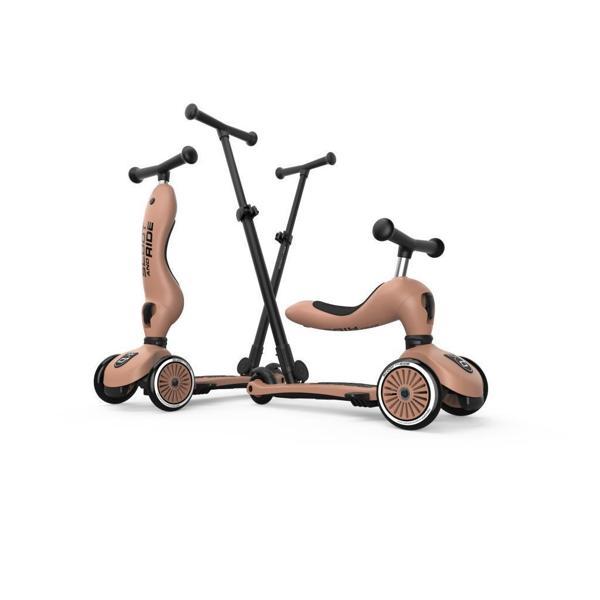 Scoot and Ride Push and Go Ebeveyn Kontrollü Çocuk Scooter Mocha 240527-00820 - Image 1