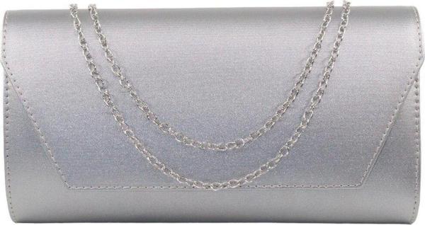 Gümüş Abiye Çanta. Gümüş Kadın Abiye Çanta. Abiye Gümüş Kumaş Davet Gece Portföy Clutch Çanta. - Image 1