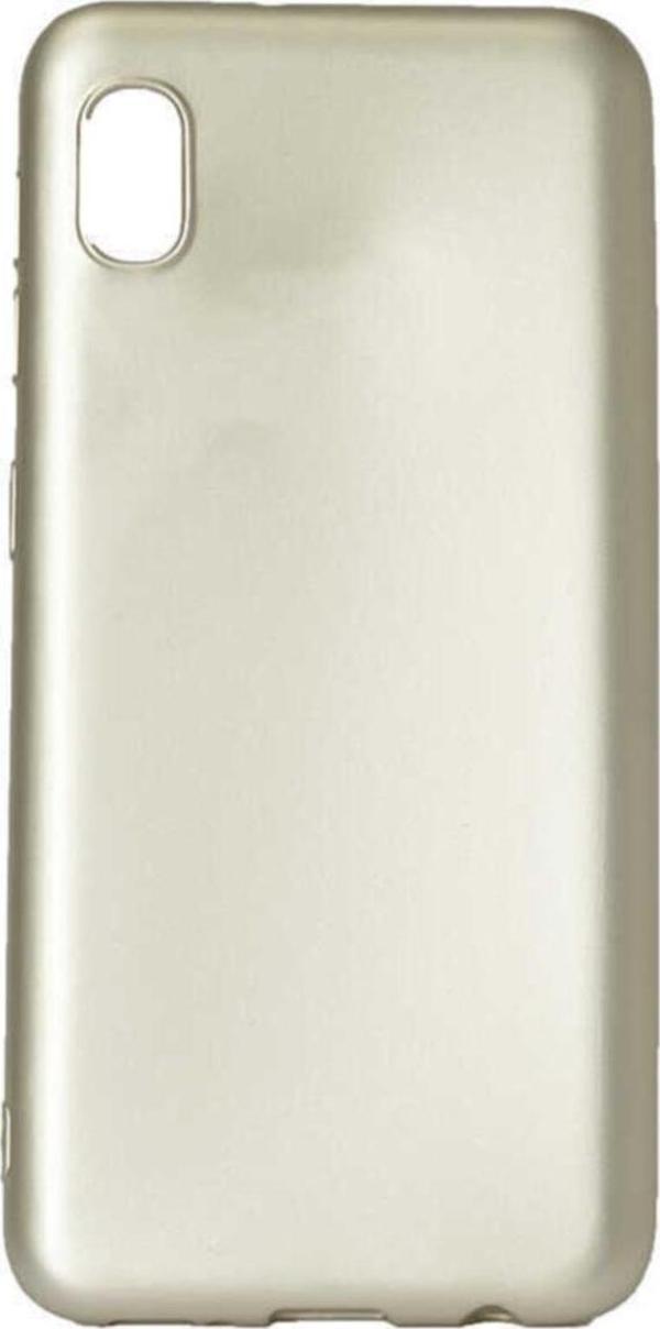 Coverzone Galaxy A01 Core Premier Silikon Arka Kapak Kılıf Gold - Image 1