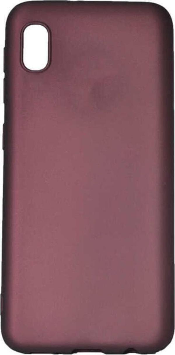 Coverzone Galaxy A01 Core Premier Silikon Arka Kapak Kılıf Mürdüm - Image 1