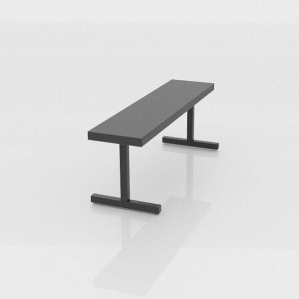 Atölye Hobi Tasarım Düz Bench Sehpası - Image 1