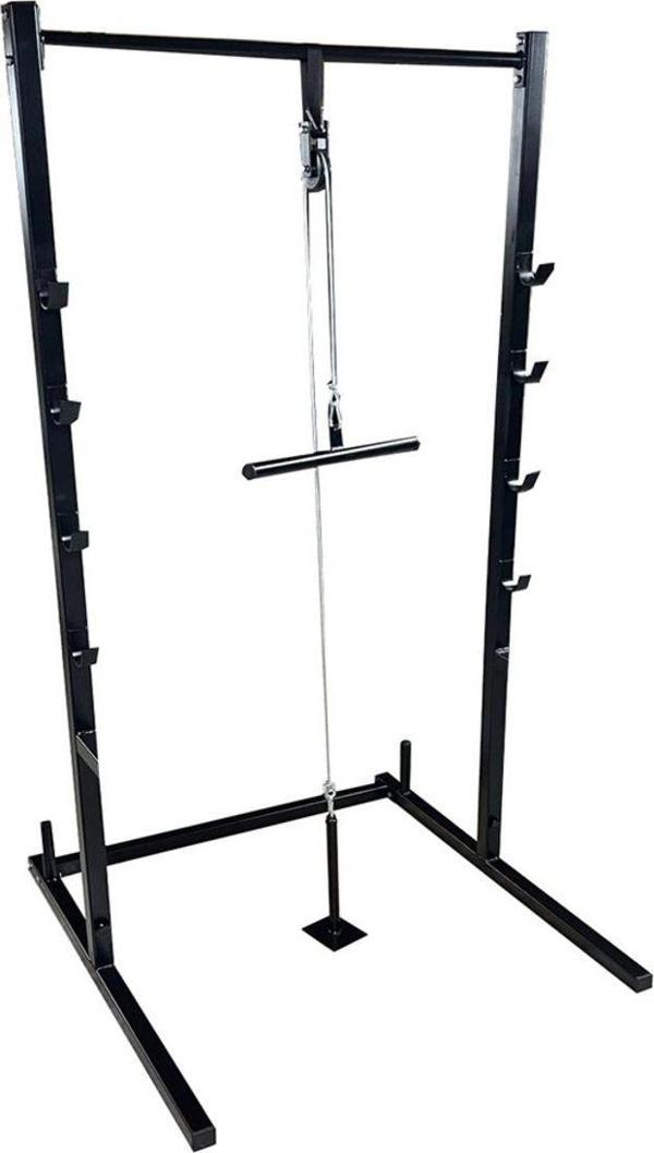 Atölye Hobi Tasarım Squat Rack Barfiks Çalışma İstasyonu Makaralı 200Cm - Image 1