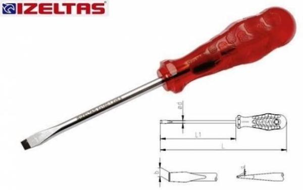İzeltaş Kraft Düz Tornavida 5x80 - Image 1