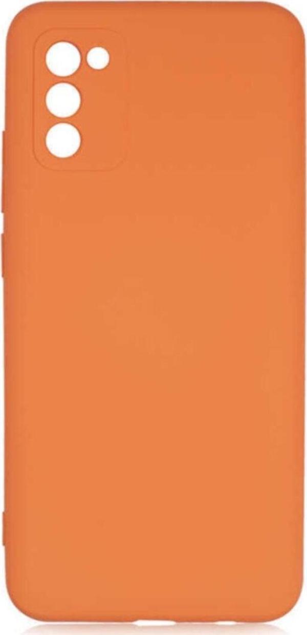 Coverzone Galaxy A02 Kılıf Delux Silkytermoplastik Kılıf Turuncu - Image 1