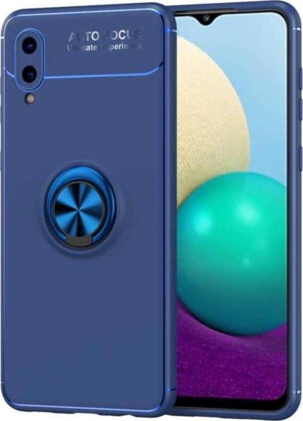 Coverzone Galaxy A02 Novel Silikon Kılıf Mavi - Image 1
