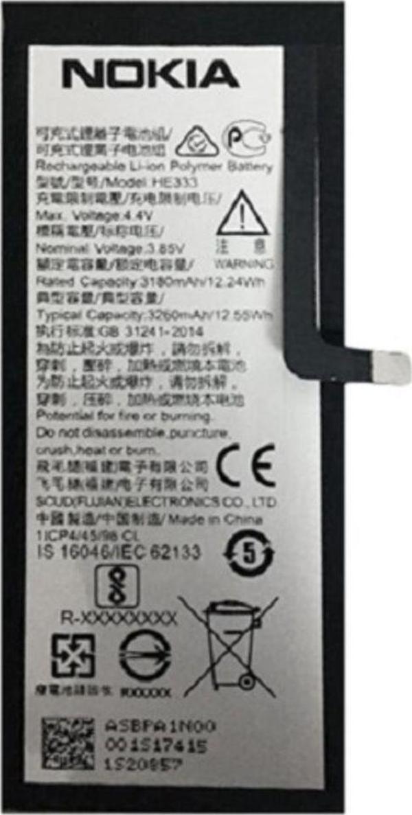 Nokia 8 Sirocco Pil Batarya He333 3260 mAh - Image 1