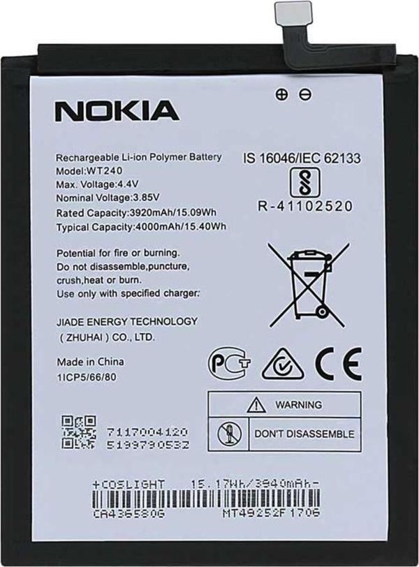 Nokia 2.3 /3.2 Pil Batarya WT240 4000 mAh - Image 1
