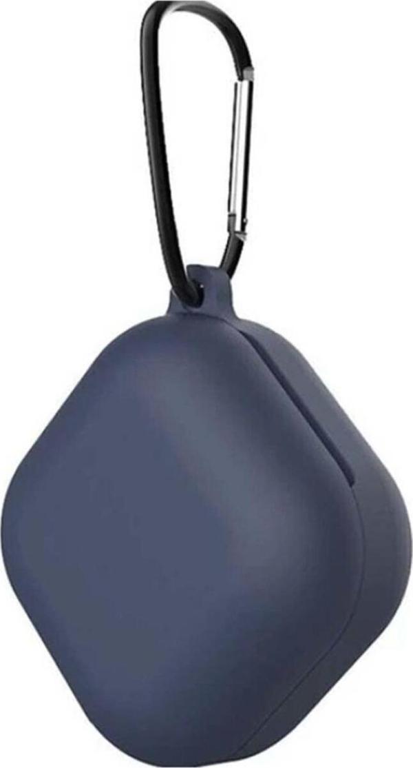 Coverzone Galaxy Buds Live  Çengelli Lacivert Kılıf Smooth Matte Tpu - Image 1