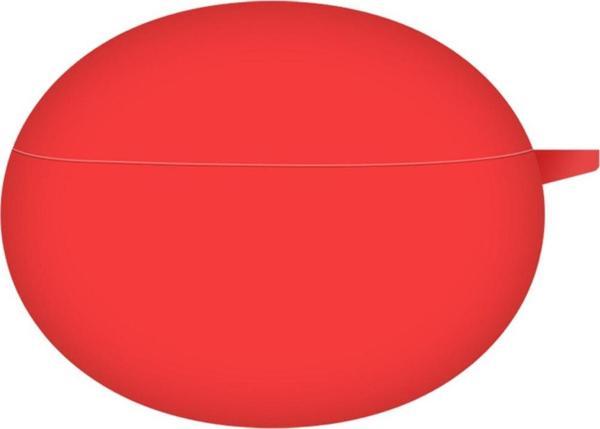 Coverzone Huawei Freebuds 5i Ile Uyumlu Kılıf Solid Color Smooth Matte Tpu Kırmızı - Image 1