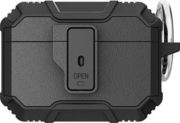 Coverzone Pro Ile  Kılıf Kulaklık Koruyucu Çengelli Airbag Panoply Siyah - Image 1