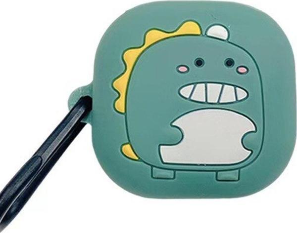 Coverzone Samsung Galaxy Buds Pro 2 Ile Uyumlu Karakter Görünümlü Cartoon Kılıf Green Monster - Image 1