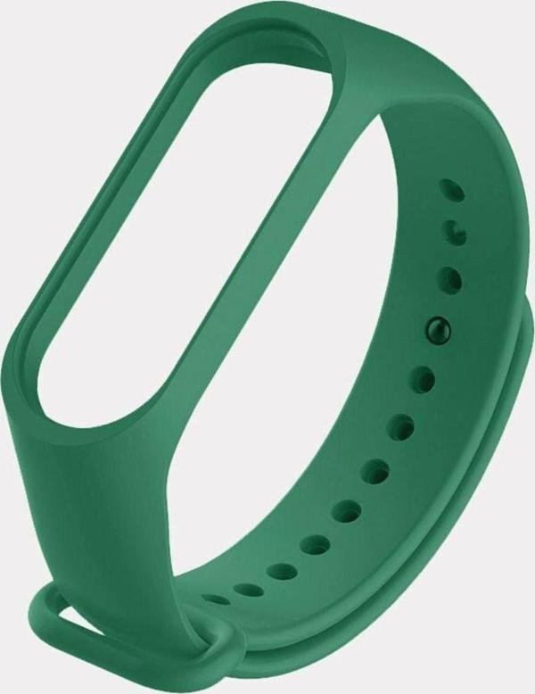 Coverzone Xiaomi Mi Band 5 Ile Uyumlu Saat Kayışı Ent Kaliteli Spor Saat Termoplastik Kordon Haki - Image 1