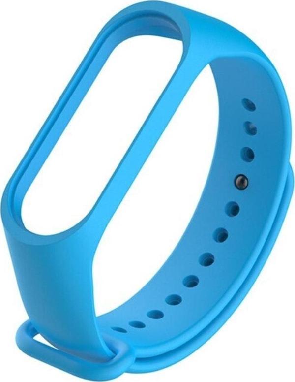 Coverzone Xiaomi Mi Band 5 Ile Uyumlu Saat Kayışı Ent Kaliteli Spor Saat Termoplastik Kordon Mavi - Image 1