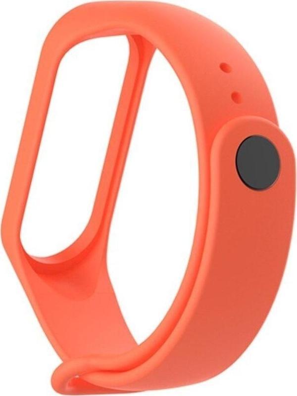 Coverzone Xiaomi Mi Band 5 Ile Uyumlu Saat Kayışı Ent Kaliteli Spor Saat Termoplastik Kordon Turuncu - Image 1