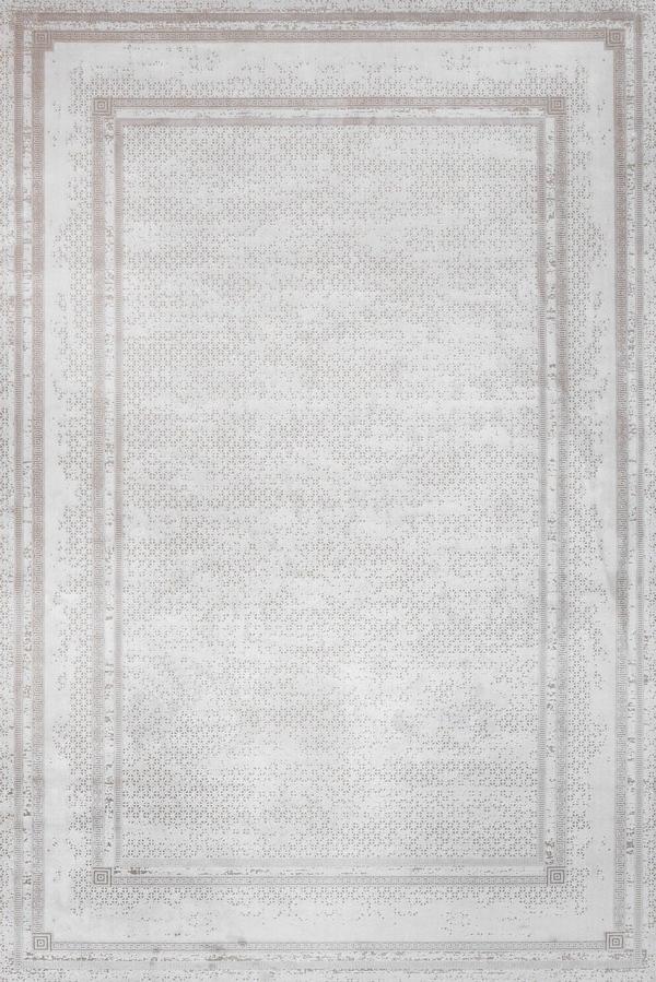 Gri Geometrik Etnik Modern Desenli Pamuk Makinada Yıkanabilir Hav Toz Vermez Leke Tutmayan Kaymaz Taban Dijital Makine Baskı Salon Yolluk Mutfak Halı - Image 1