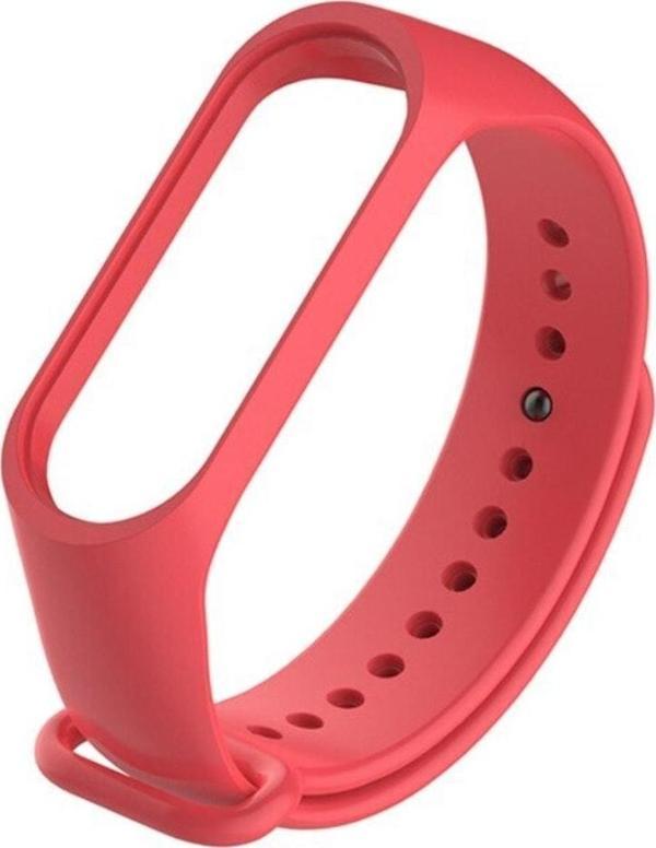 Coverzone Xiaomi Mi Band 6 Ile Uyumlu Saat Kayışı Ent Kaliteli Spor Saat Termoplastik Kordon Kırmızı - Image 1