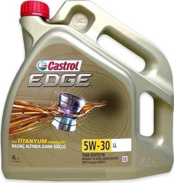 Castrol Edge 5W-30 Ll Tam Sentetik Dpf Motor Yağı 4 X 4 L - Image 1