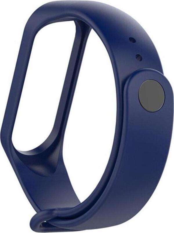 Coverzone Xiaomi Mi Band 6 Ile Uyumlu Saat Kayışı Ent Kaliteli Spor Saat Termoplastik Kordon Lacivert - Image 1