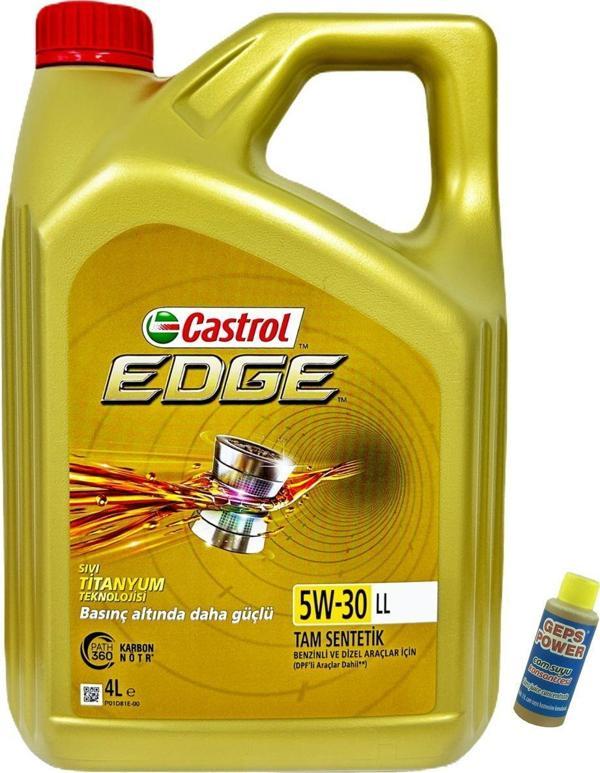 Castrol Edge Titanyum 5W-30 Ll Dpf'Li Motor Yağı 4 Litre Cam Sabunu 80 Ml - Image 1
