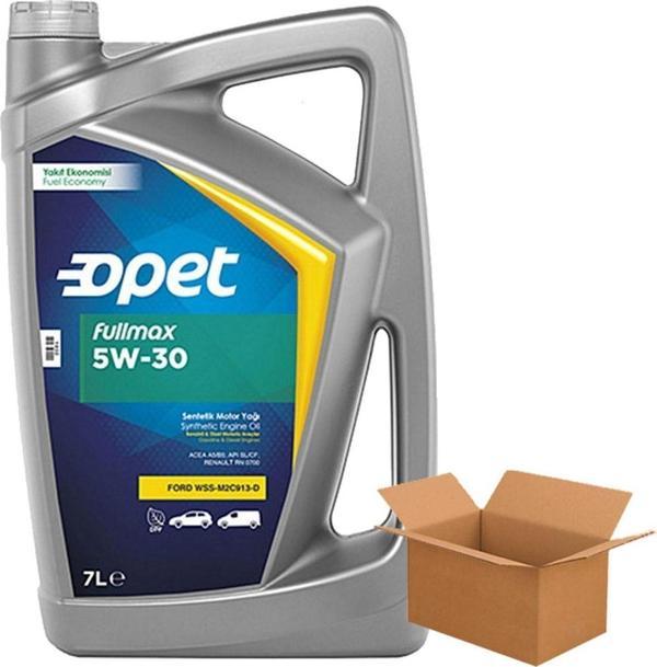 Opet Fullmax 5W-30 Sentetik Motor Yağı 7 L X 3 Adet - Image 1