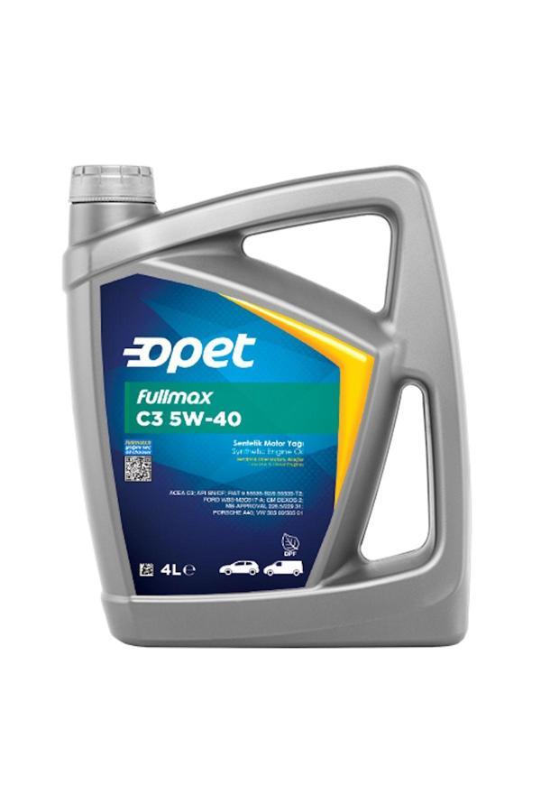 Opet Fullmax C3 5W-40 Sentetik Motor Yağı 4 Litre - Acea C3, Apı Sn - Partiküllü - Image 1