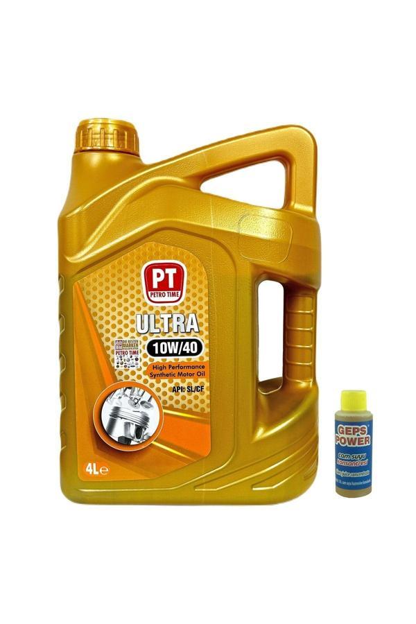 Petro Time 10W-40 4 Litre Motor Yağı -Benzin, Lpg, Dizel ( + 80Ml Cam Suyu Konsantresi) - Image 1