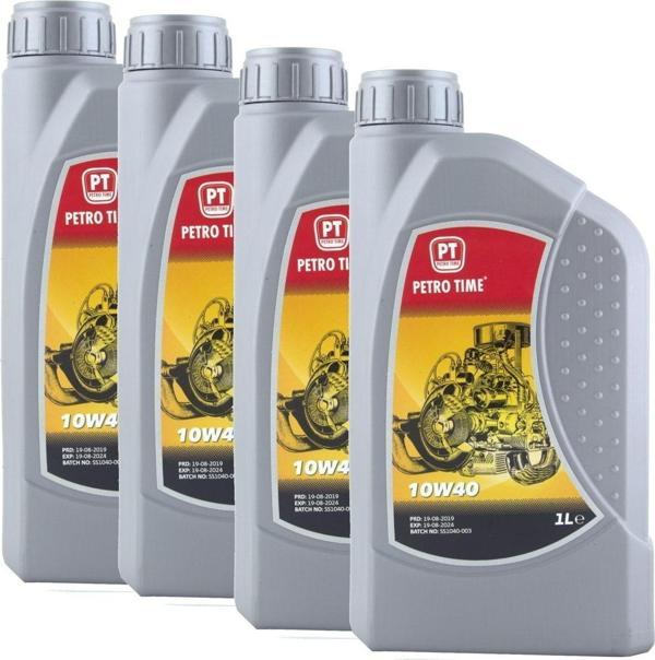 Petro Time 10W-40 Motor Yağı (4 X 1 Litre) -Benzin, Lpg, Dizel Araç - Image 1