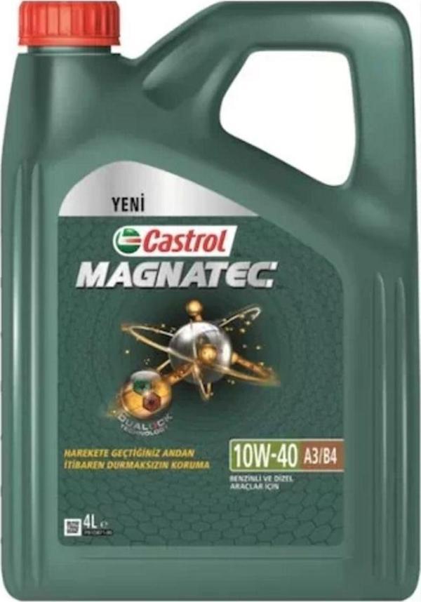 Castrol Magnatec 10W-40 A/B Motor Yağı 4 Litre Lt - Image 1