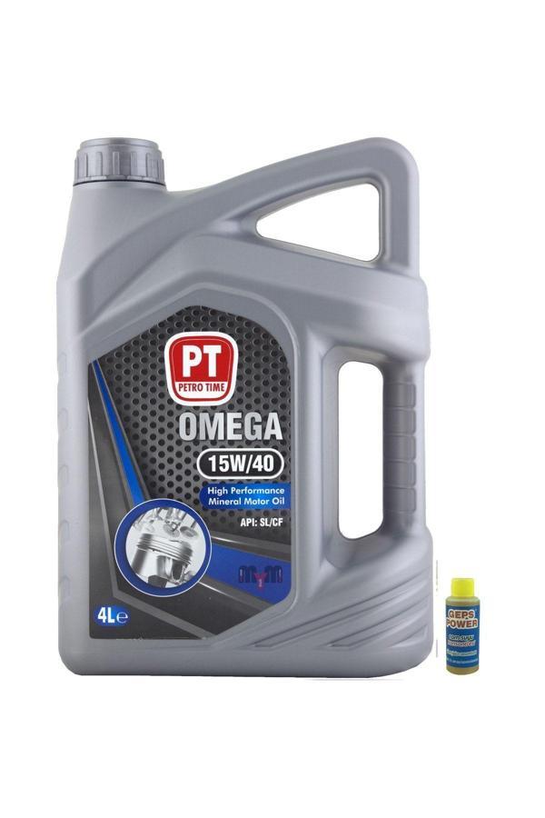 Petro Time 15W-40 4 Litre Benzinli Ve Dizel Araç Motor Yağı ( Cam Suyu Konsantresi 80Ml) - Image 1