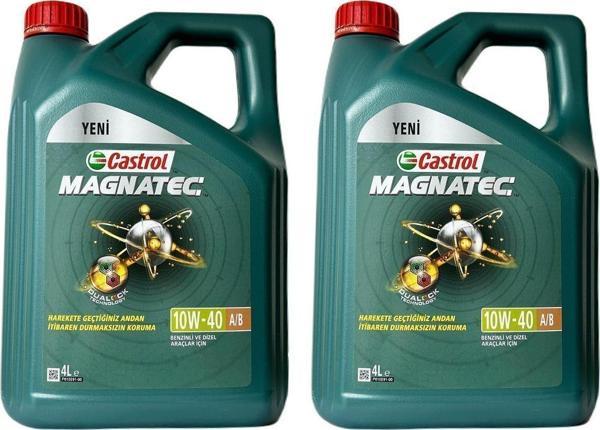 Castrol Magnatec 10W-40 A3/B4 Motor Yağı 2 X 4 Litre - Image 1
